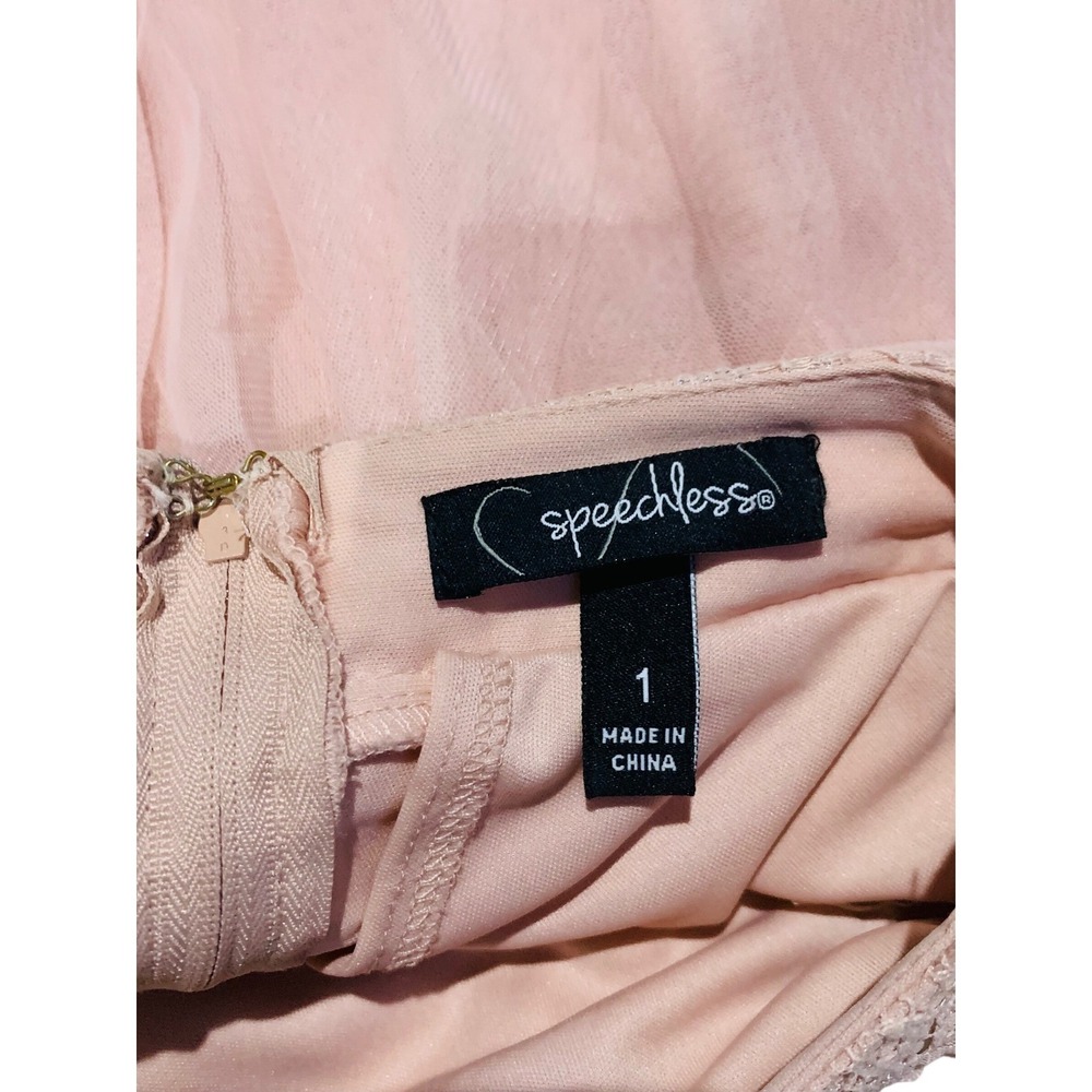 XS Blush Pink Lace Crop Top Tiered Tulle‎ Maxi Skirt Two Piece Set Formal Dress - Picture 10 of 12